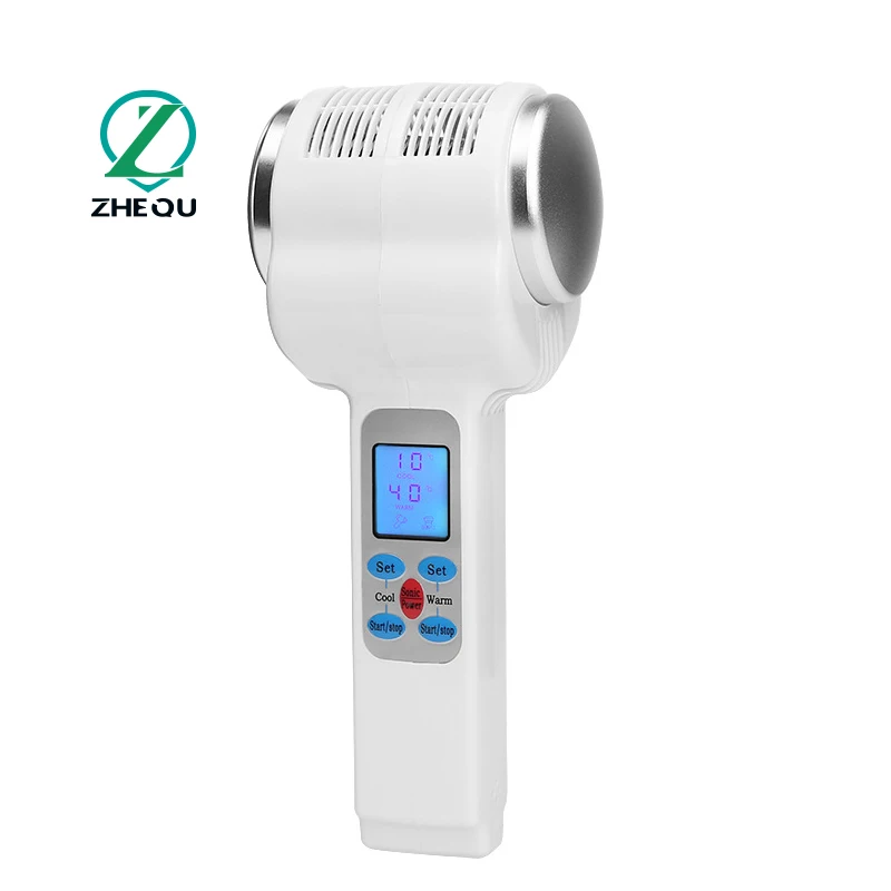 

Hot Cold Ultrasound Hammer Cryotherapy Warm Ice Heating Facial Skin Lifting Tighten skin Rejuvenation Ultrasonic Cryotherapy