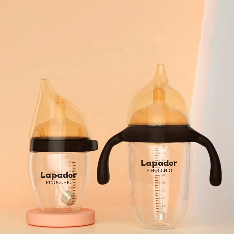 

New Design PPSU baby feeding bottle with wide neck silicon baby bottle