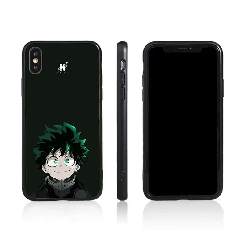 

Cartoon My hero academy 2d sublimation blank phone case for Samsung, Black