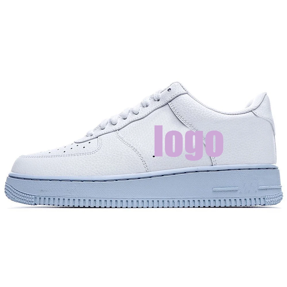 

Air cushion cushioning board shoes hydrogenblue classic men's and women's casual Retro 1s sneakers, White