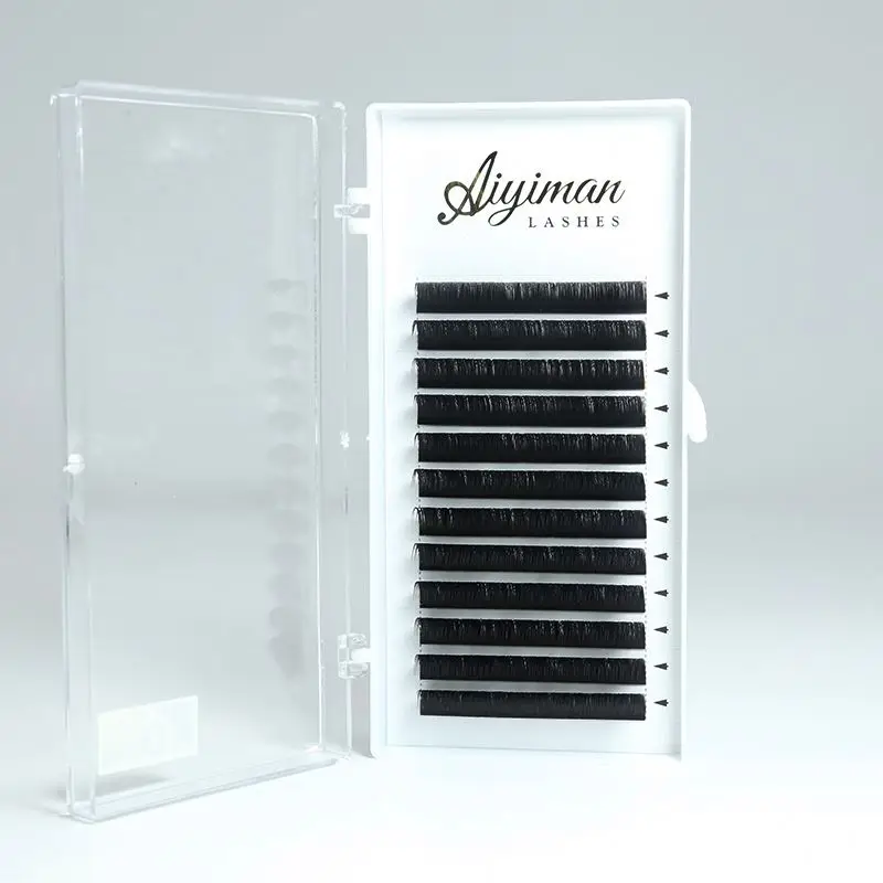 

Top Eyelash Suppliers Mink Silk Individual Eyelash Extension, Natural black