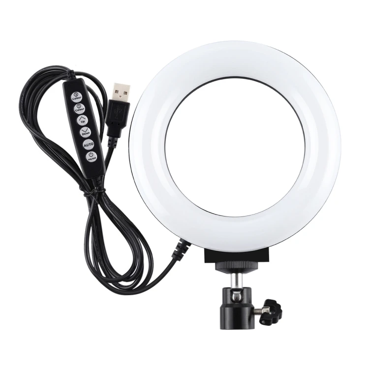 

PULUZ 4.7 inch 12cm RGBW Dimmable LED Ring Vlogging Photography Video Lights for Youtube Live Lighting