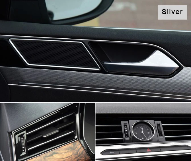 5m Car Style Trim Strip With Decorative Molding Fascia Dashboard Door Edge Universal Car