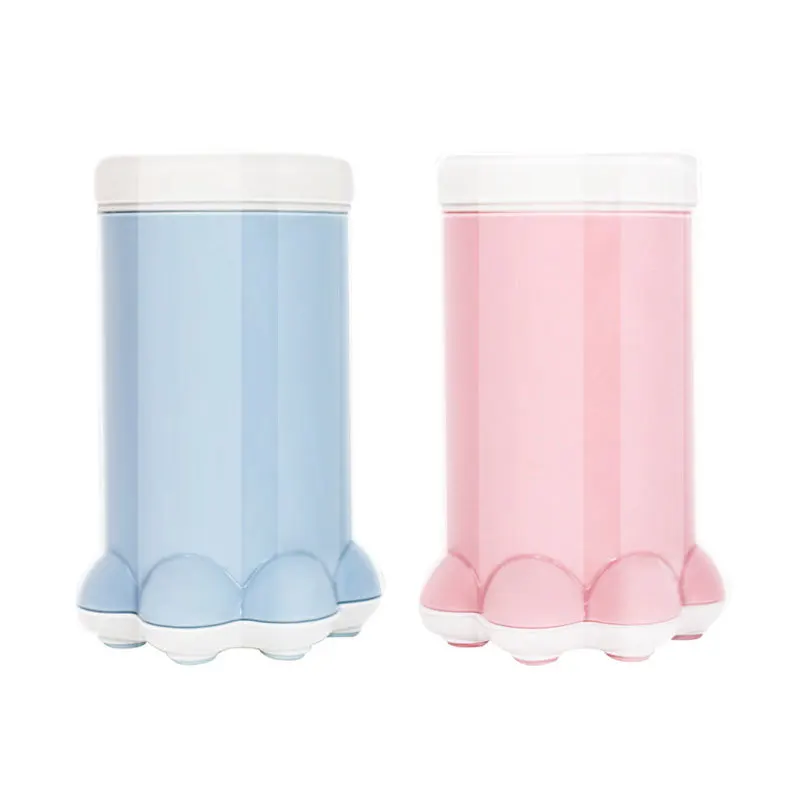 

Dog Paw Plastic Pet Foot Cleaning Cup for Smalls Dogs Blue Pink Cat Puppy Dog Paw Cleaner Bucket Accessories