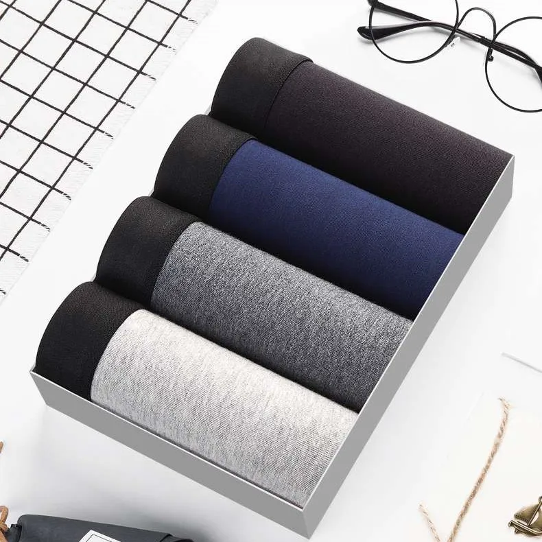 

Soft Touch Breathable slips underwear male Cotton Boxer Briefs Mens Underwear