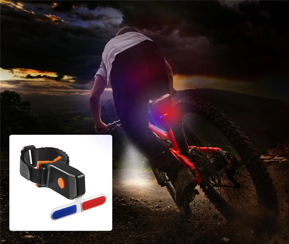 

3d Night Light Bike Ciclismo Accesorios Cycle Accesories, Black