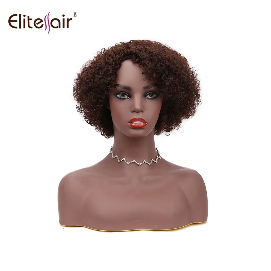 

Cheap 100% virgin curly afro kinky human hair wig for black women
