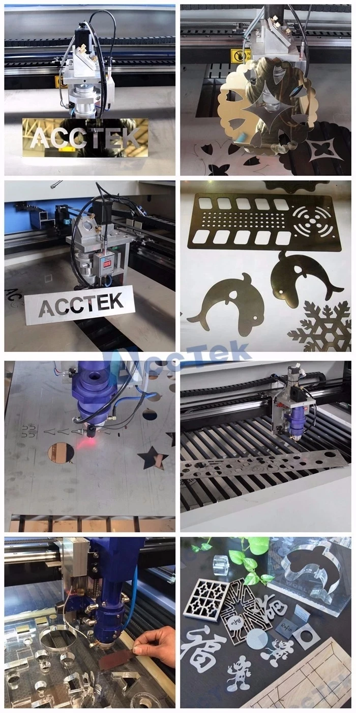 Big service sheet metal laser cutting machine price AKJ1530H/ laser cnc co2 with Reci co2 laser tube 300w 500w