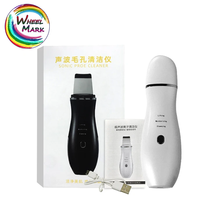 

Wheelmark electric blackhead remover ultrasonic skin scrubber skin scrubber spatula