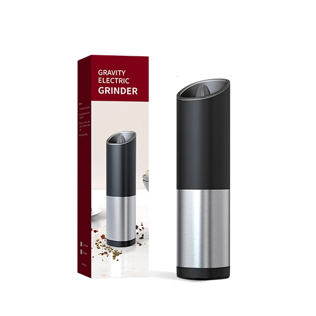 

Battery Operated Commercial Ceramic Automatic Gravity Electric Salt Pepper Mills Crusher Grinder Set