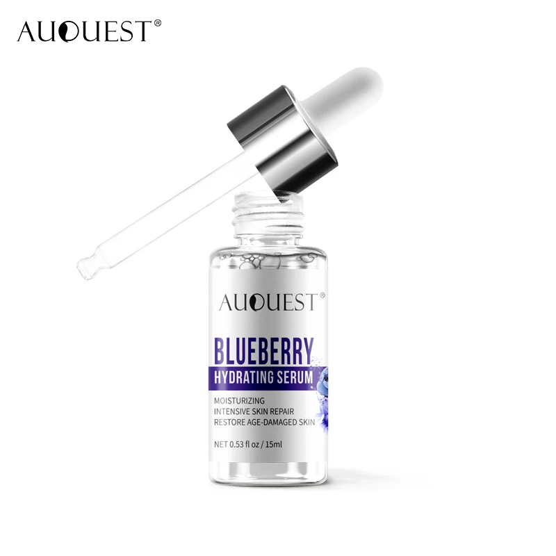 

Hot Sale Private label Effective Moisturizing Brightening Anti Wrinkle Face Blueberry Serum for Skin Care, Purple