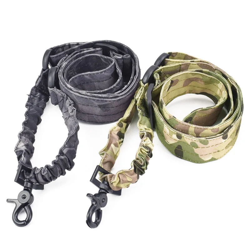 

ActionUnion Tactical Single Point Sling Adjustable Rifle Gun Sling Strap Camo Elastic Military Hunting Paintball Airsoft, Cp/ty