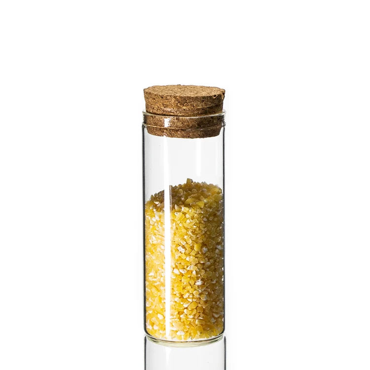 

customer design kitchen storage containers 45ml Borosilicate glass jar with cork lid