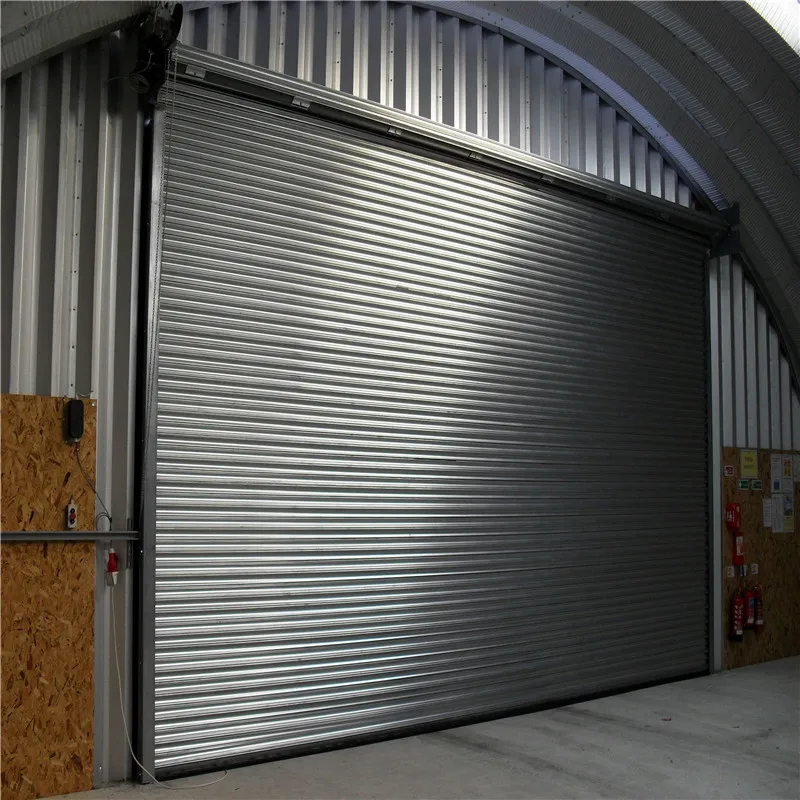 3000mm*3300mm 0.5mm galvanized steel roller shutter doors with motor