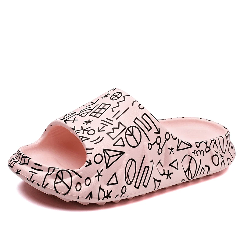 

Whole Unisex Fashion Summer Slippers Women Men Swimming Pool Slide, Black/brown