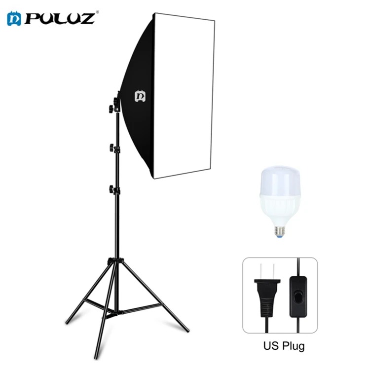 

Wholesale PULUZ 50x70cm Studio Softbox+ 1.6m Tripod Stand Photography Lighting Kits