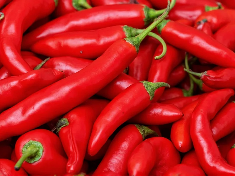 Red Chili Peppers Scoville Scale Guide