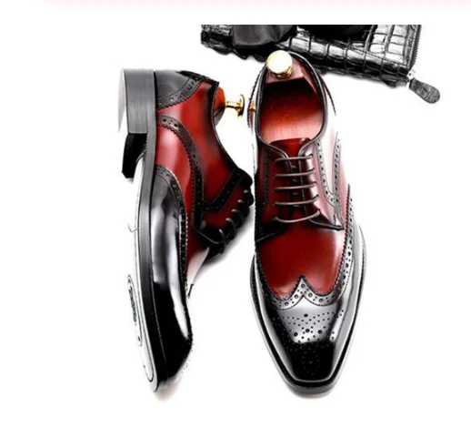 

Men's single shoes spring 2021 new square head men's shoes comfortable low heel breathable single shoes drop shipping, Black grey