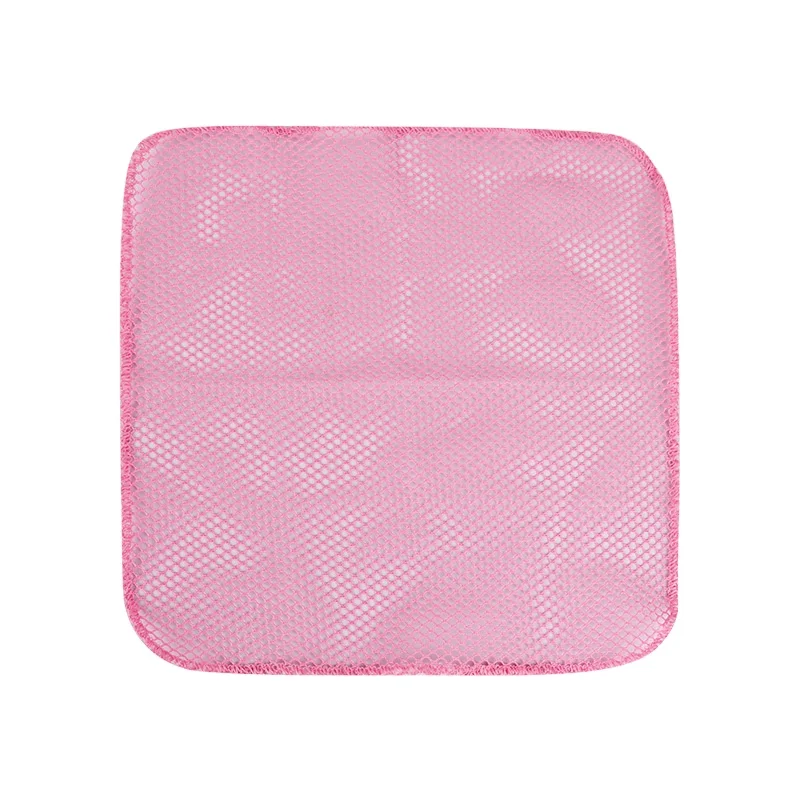 

Creative Household Cleaning Supplies Kitchen Sink Washing Net Rag Home Polyester Dish Towel Solid Color Scouring Pads