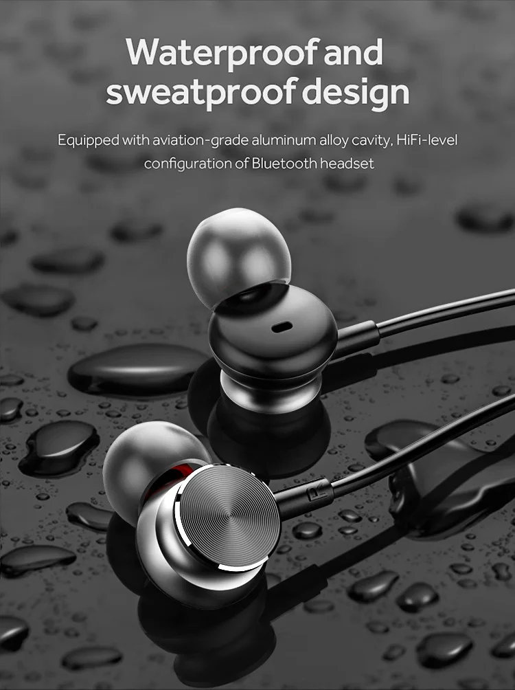 Golden Sky Bluetooth Earphone Bluetooth Headset Wireless Earbuds Earpiece Sport Neckband Bluetooth Headphones Factory Wholesale - ANKUX.COM