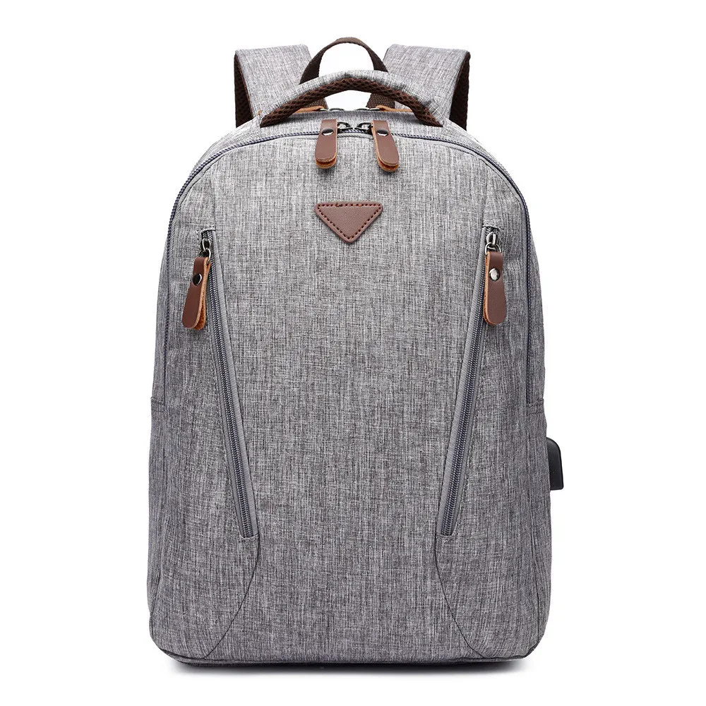 

USB Charging Port Water Resistant Backpack Laptop Bag For School Travel