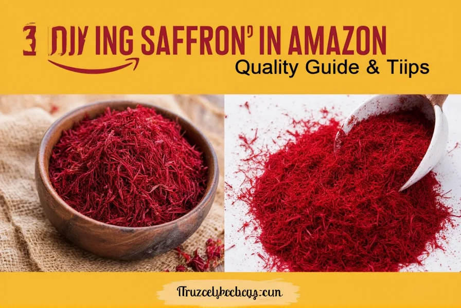 Close-up comparison of genuine saffron threads versus counterfeit saffron showing color differences and thread structure