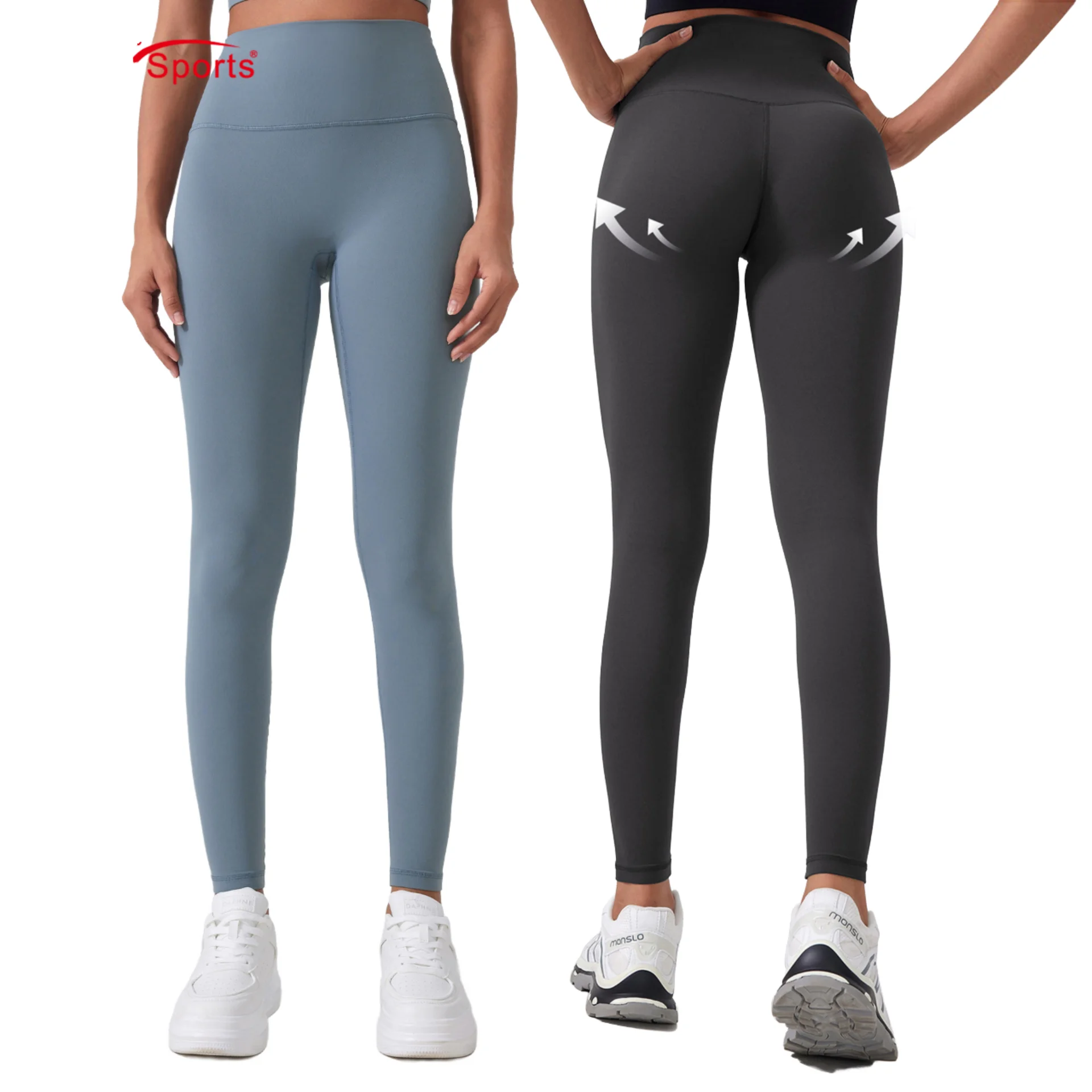 High-Waisted Quick-Dry弹力Yoga Pants