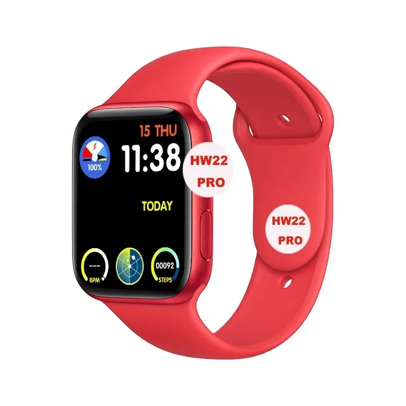 

2021 Hot selling smart watch HW22 PRO 1.75 reloj intelligent iwo13 watch6 series 5 6 Hw 22 pro fitnesss smartwatch for man women