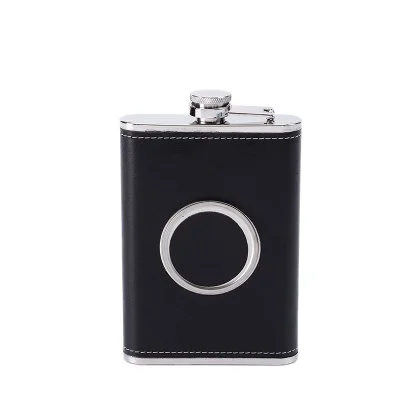 

Mikenda Liquor Flask Portable 304 Stainless Steel Hip Flask 7oz Wine Mug Wisky Bottle With Box Mini Drinkware set