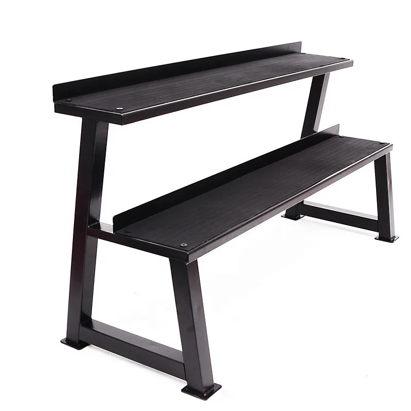 

Double-layer Kettlebell Storage Rack Multifunctional Gym Commercial Kettlebell Placement Rack, Customized color