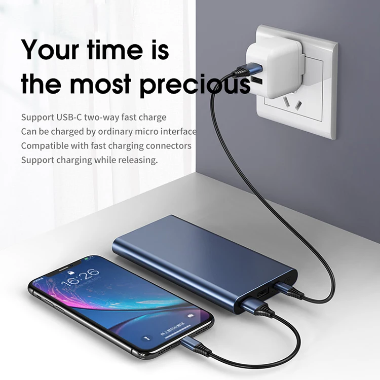 Ultra Thin 20000mah Portable External Battery Charger Power Bank For