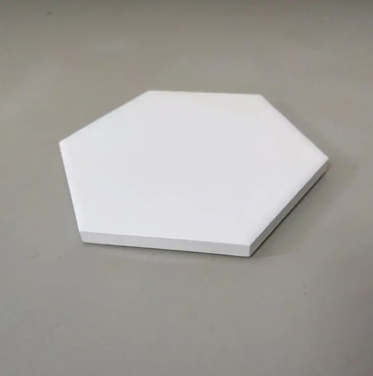 

stock of 4" square ceramic blank tile coaster customized white ceramic coaster