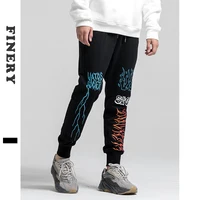 

2019 Autumn boys fashion brand high street wear mens custom print sport jogger pant