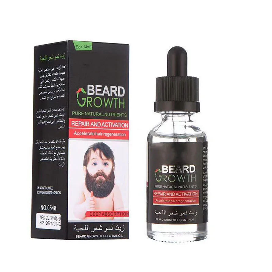 

Fast Ship Oleo De Crescimento De Barba Best Beard Growth Kit Nature Organic Conditioner Softener Growth Beard Serum, Custom color