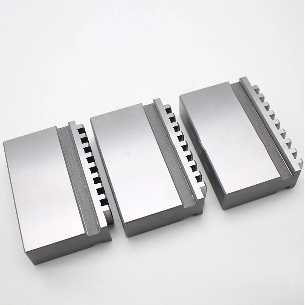 3 Jaws Chuck Soft Claws Manual Machine Tools K11-250 250mm Stainless Steel One Set