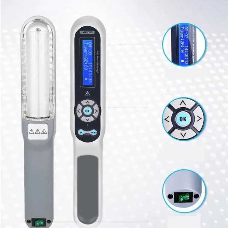 Handheld Uv Home Phototherapy Uvb Light Therapy For Skin Disorders
