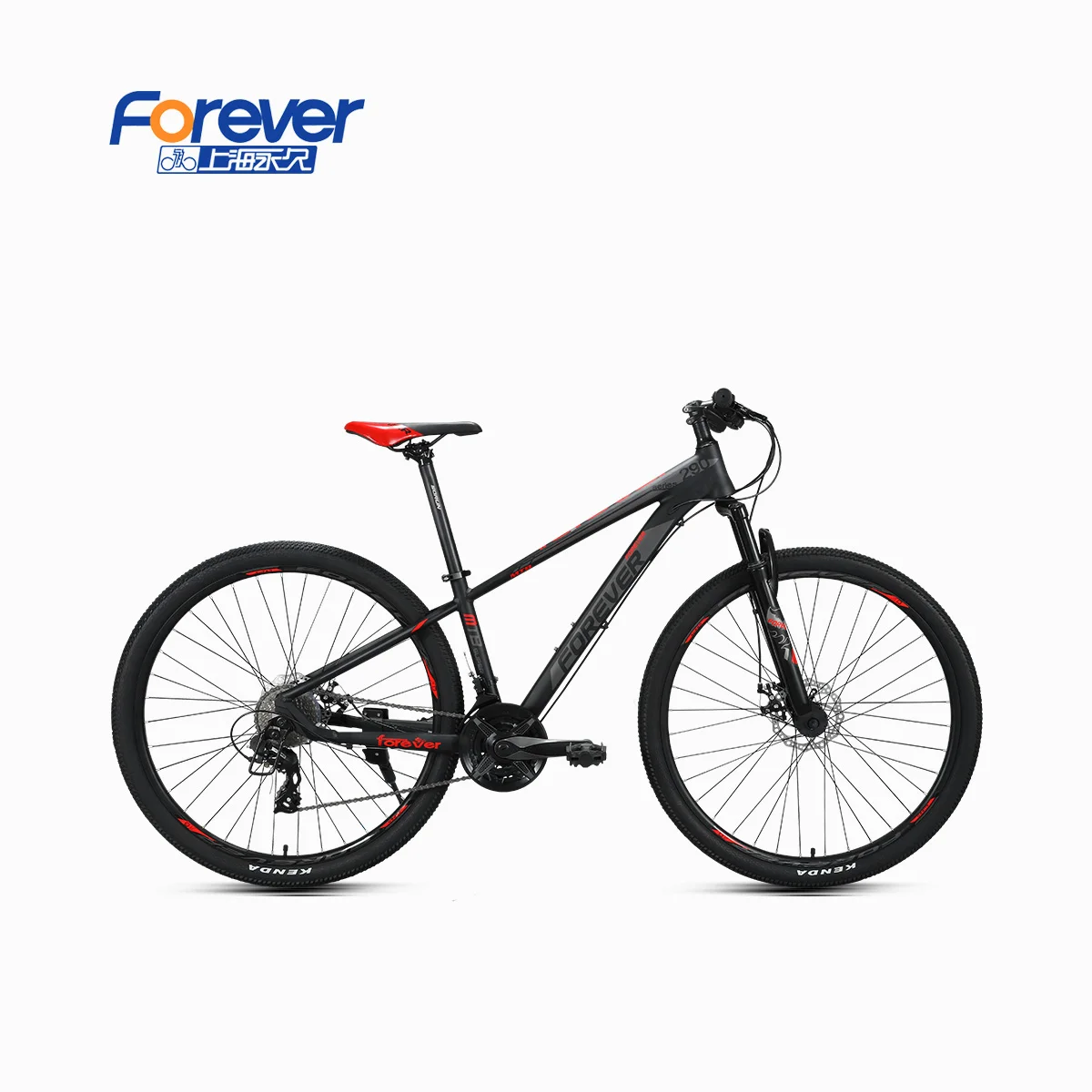 

FOREVER QJ560-129 Inch 27 Speed Wire Disc Brake Bicycle Ride On Car Cycling Bicicleta Aluminum Frame Adult Mountain Bike