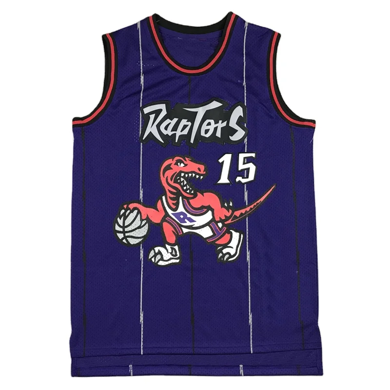 

High Quality USA Jerseys Raptor Retro Basketball Uniform Shirts Embroidered Basketball Jersey