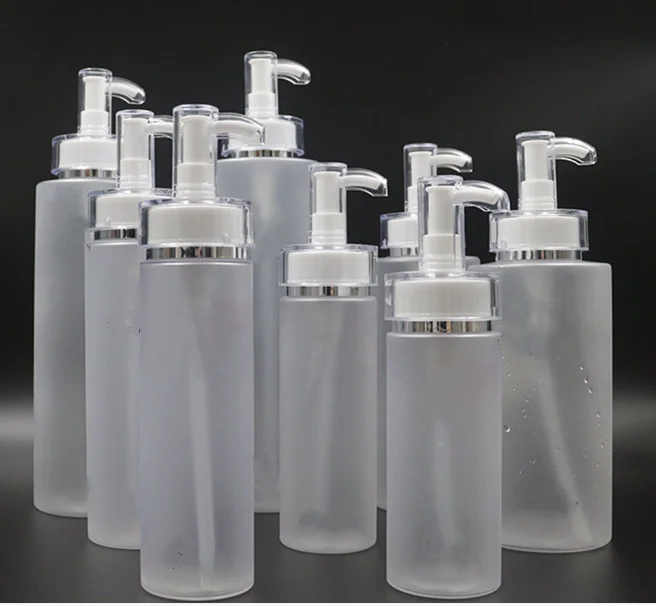 Luxury 100ml 200ml 300ml 400ml 500ml White Transparent Clear Frosted