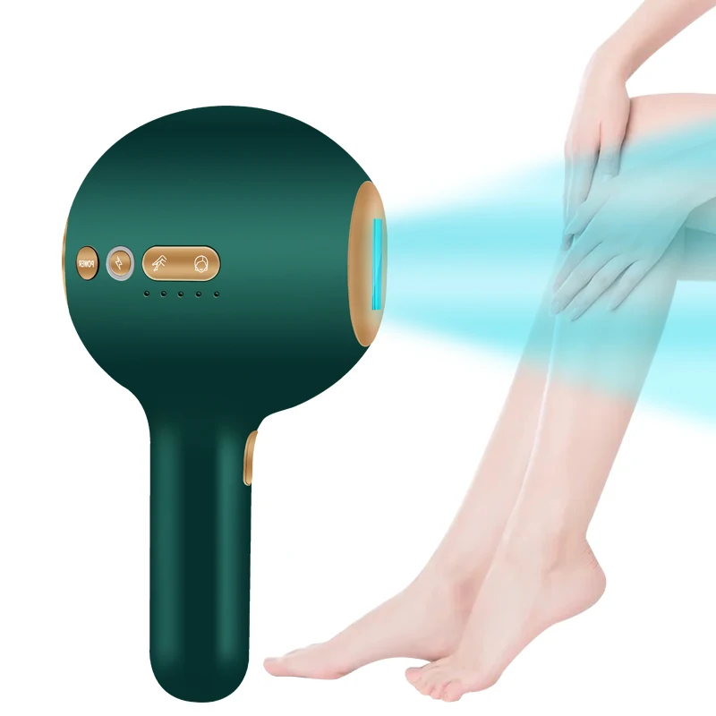 

2021 Newest Home use IPL Machine painless permanent laser epilator IPL hair removal, Green, white, customized color