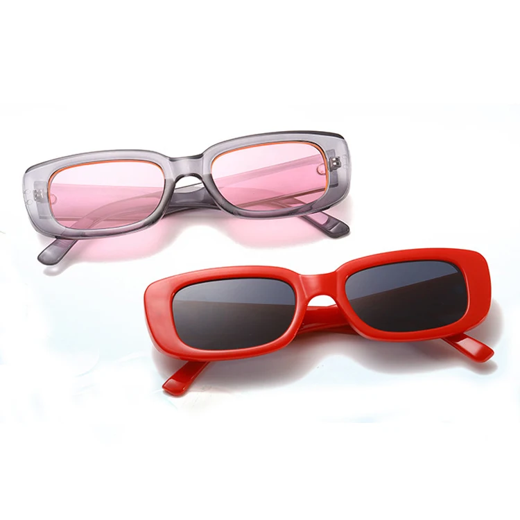 

SKYWAY Fashion Small Frame Sun Glasses Men And Women Trendy Rectangular Frame Gradient Sunglasses