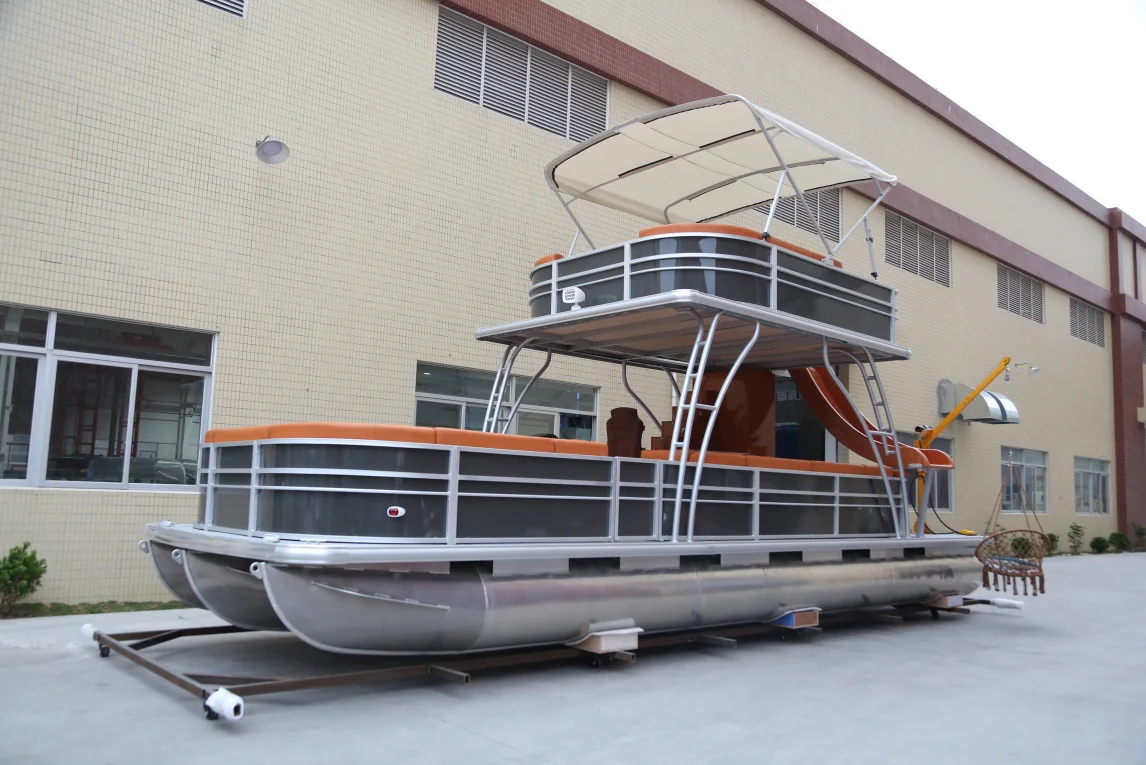 Kinocean New Arrival Floating Pontoon Boat pontoon boat seats furniture pontoon boat with motor for sale