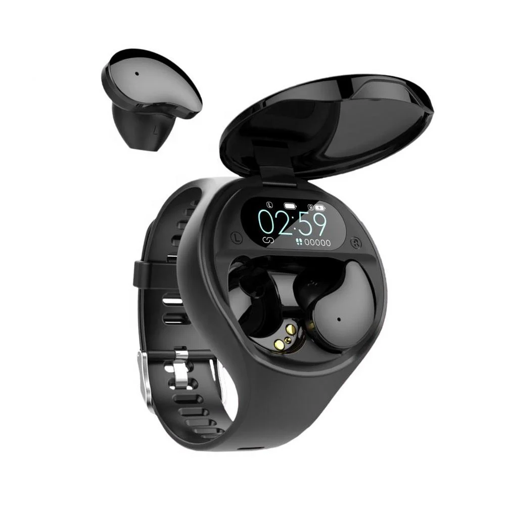 

W01 Sports Smart Watch TWS Wireless 5.0 Earphones 2 in 1 Men Women Waterproof TFT Screen Smart watch Headphones For Android IOS
