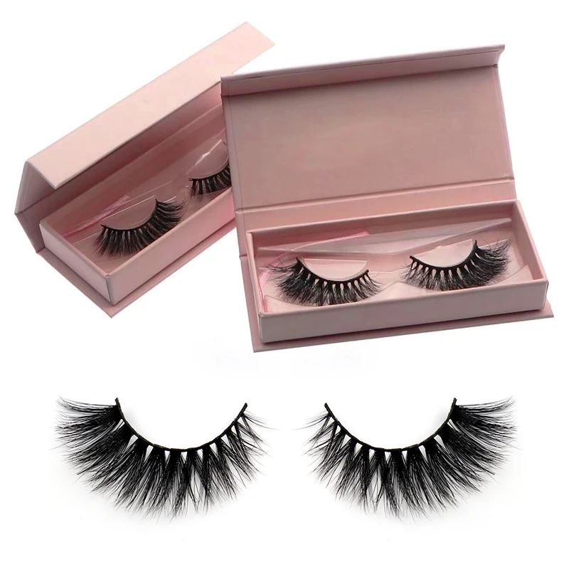 

Free samples private label custom eyelash packaging caseswholesale vendor 25mm full strip faux mink eyelashes