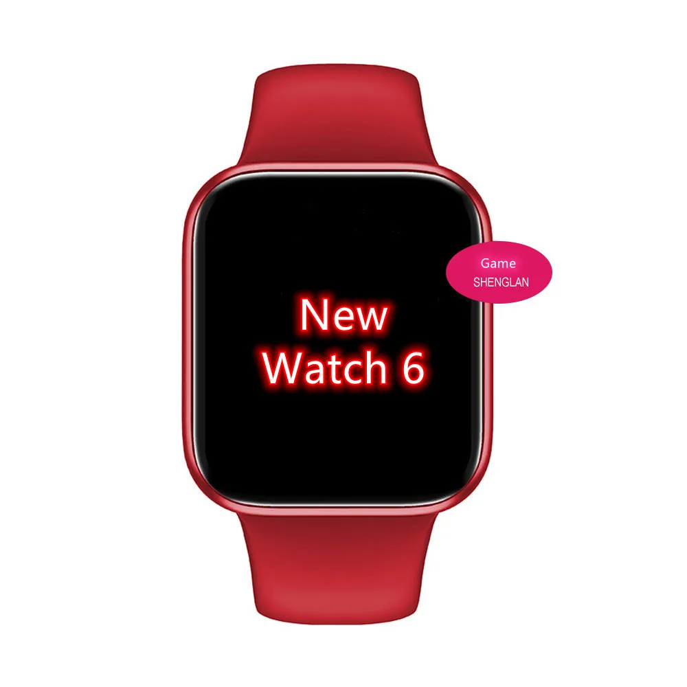 

Reloj inteligente 2021 smartwatch 6 New Mini Game Encoder rotary button custom wallpaper Series 6 smart watch