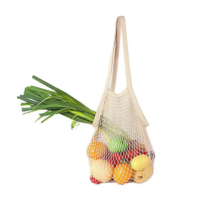 

Amazon Top Selling Eco Friendly Raw Natural Cotton Square Net Grocery Shopping Mesh Bag