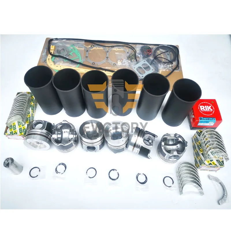 

For ISUZU 6SD1-T rebuild kit 6SD1 piston ring cylinder gasket liner bearing