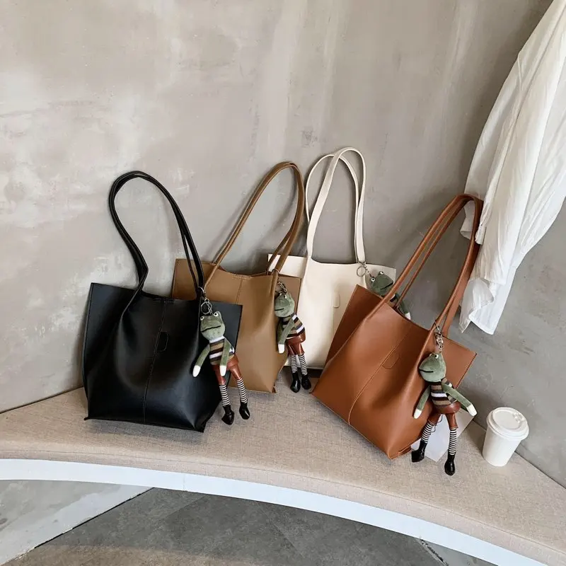 

Wholesale dubai europe design soft faux pu leather lady shoulder tote bag office handbag for women
