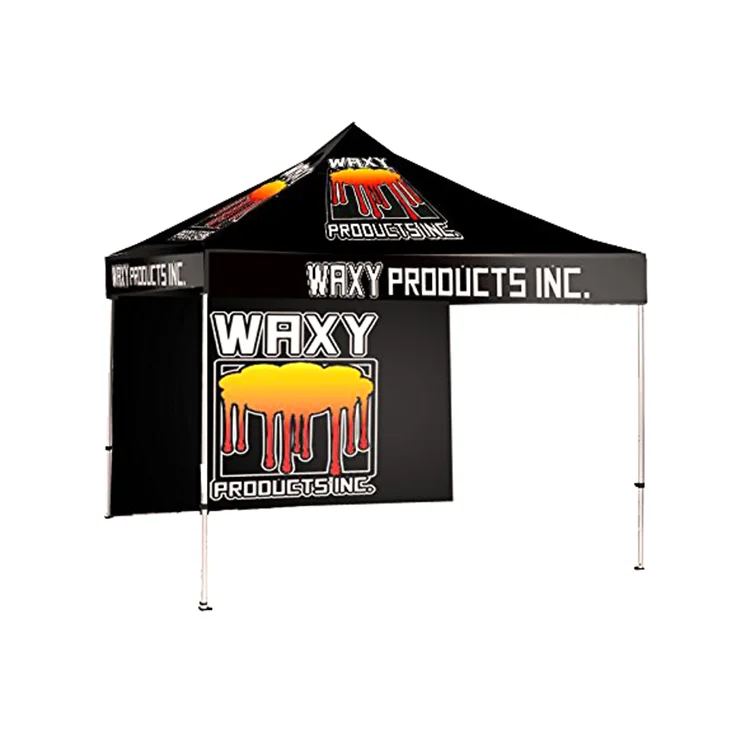 

Factory Custom logo canvas wall gazebo trade show tent manufacturer, Color printing cmyk