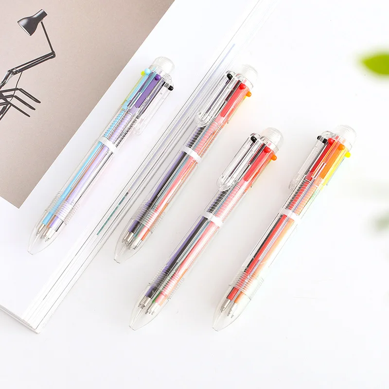 

6 - color Korean stationery unicorn cute creative student multi color small fresh ink a ballpoint pen